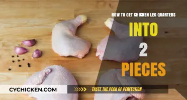 Mastering the Art of Cutting Chicken Leg Quarters in Half