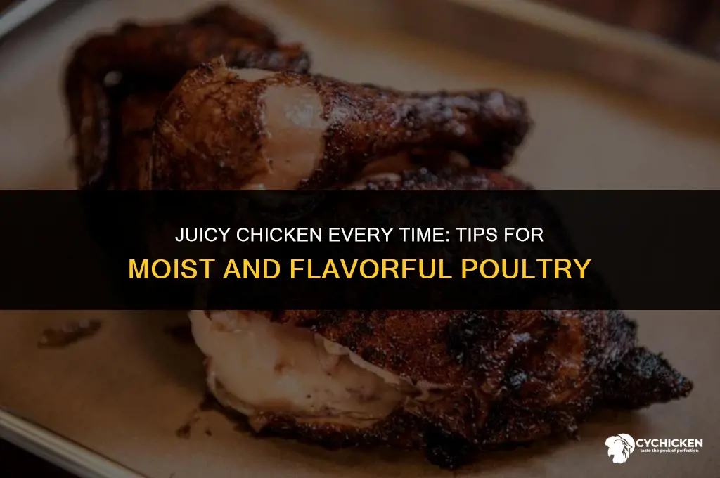 how to get chicken moist