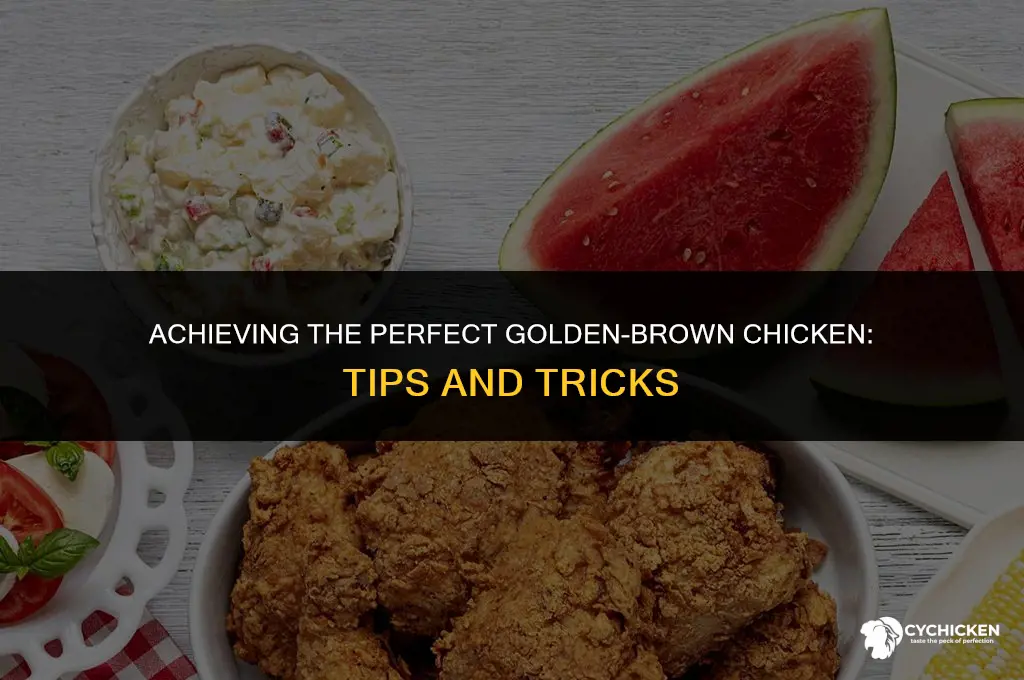 how to get chicken nice and brown