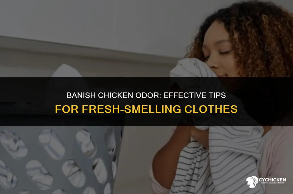 how to get chicken smell out of clothes