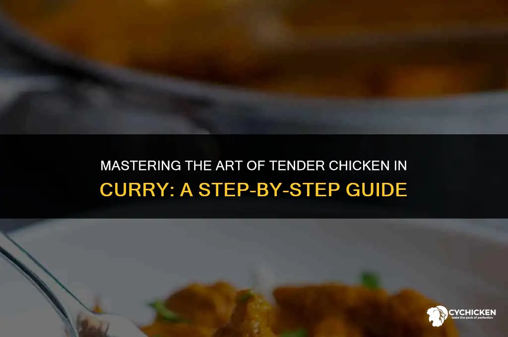 how to get chicken soft in curry