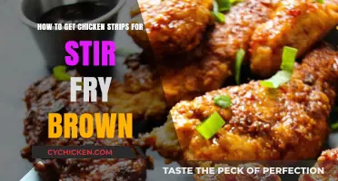 Savor the Flavor: Perfectly Browning Chicken Strips for Stir-Fry