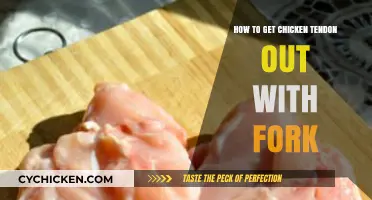 Easily Remove Chicken Tendon with a Fork: A Simple Guide