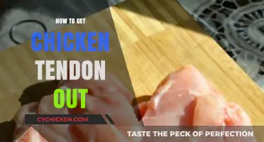 Safely Removing Chicken Tendon: A Step-by-Step Guide