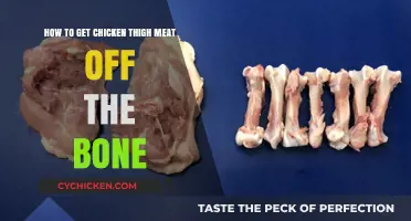 Effortless Chicken Thigh Deboning: Tips for Removing Meat from Bones