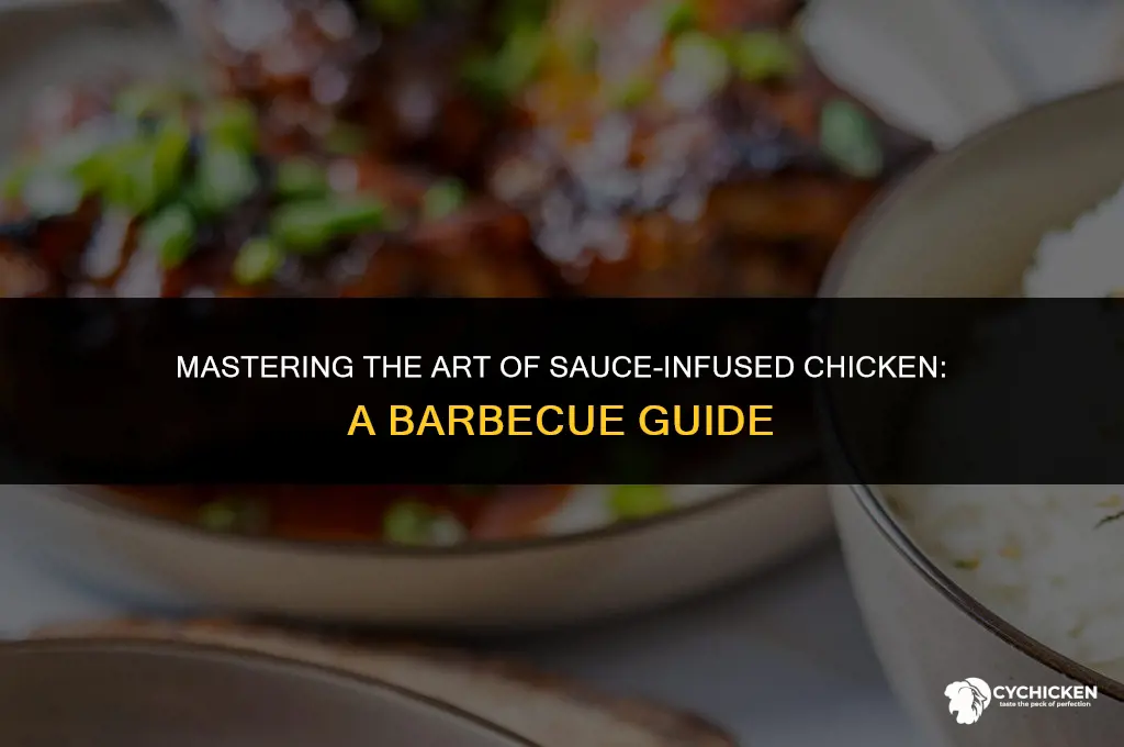 how to get chicken to absorb barbecue sauce