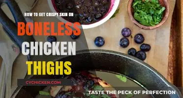 Perfectly Crispy Boneless Chicken Thighs: Easy Skin-Crackling Technique