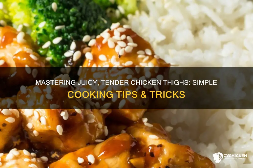 how to get tender chicken thighs