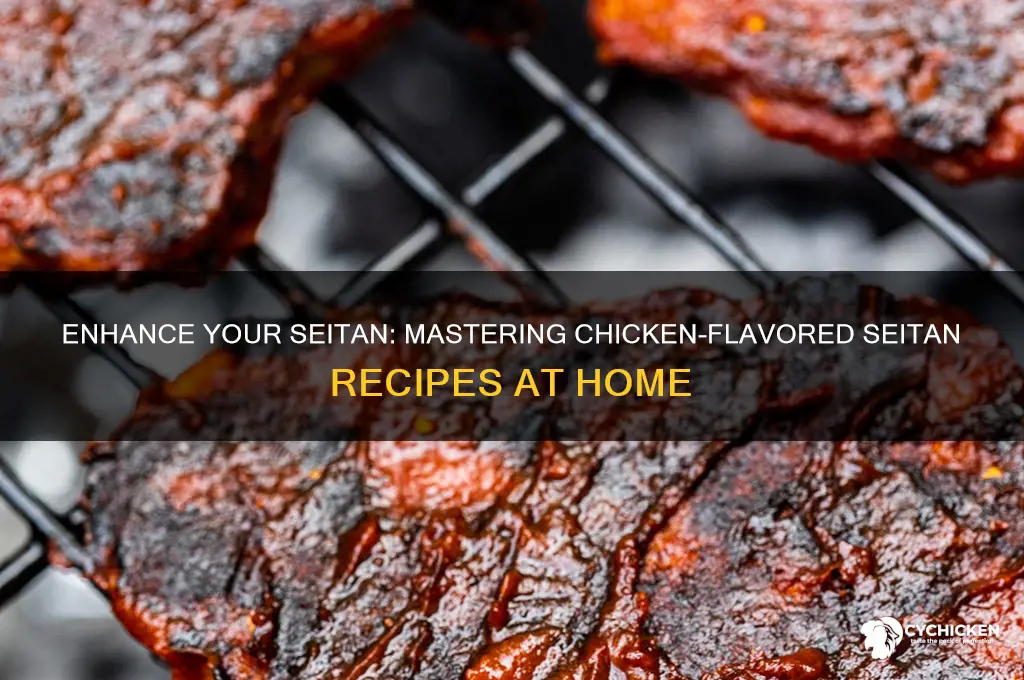 how to give chicken flavor to seitan