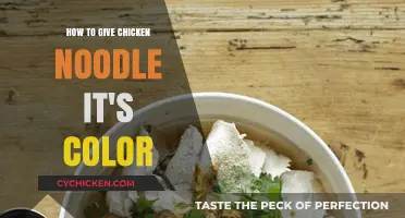 Enhancing Chicken Noodle Soup: Secrets to Achieving Its Signature Color