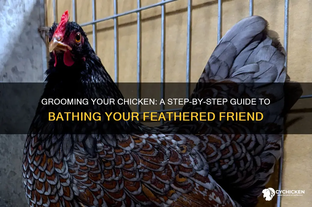 how to give my chicken a bath