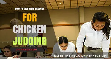 Mastering Oral Reasons: A Guide to Chicken Judging Success