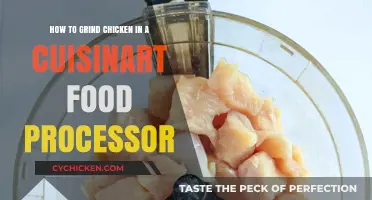 Grinding Chicken with a Cuisinart Food Processor: A Step-by-Step Guide
