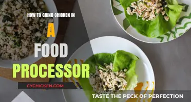 Effortless Chicken Grinding: Master the Food Processor Technique