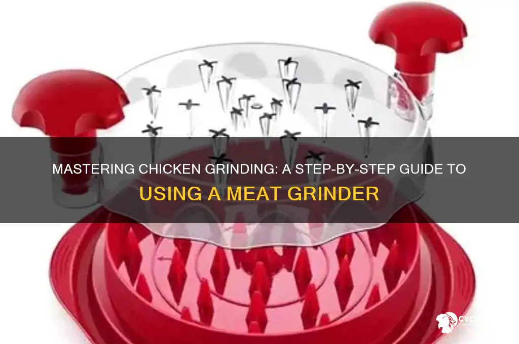 how to grind chicken in a meat grinder