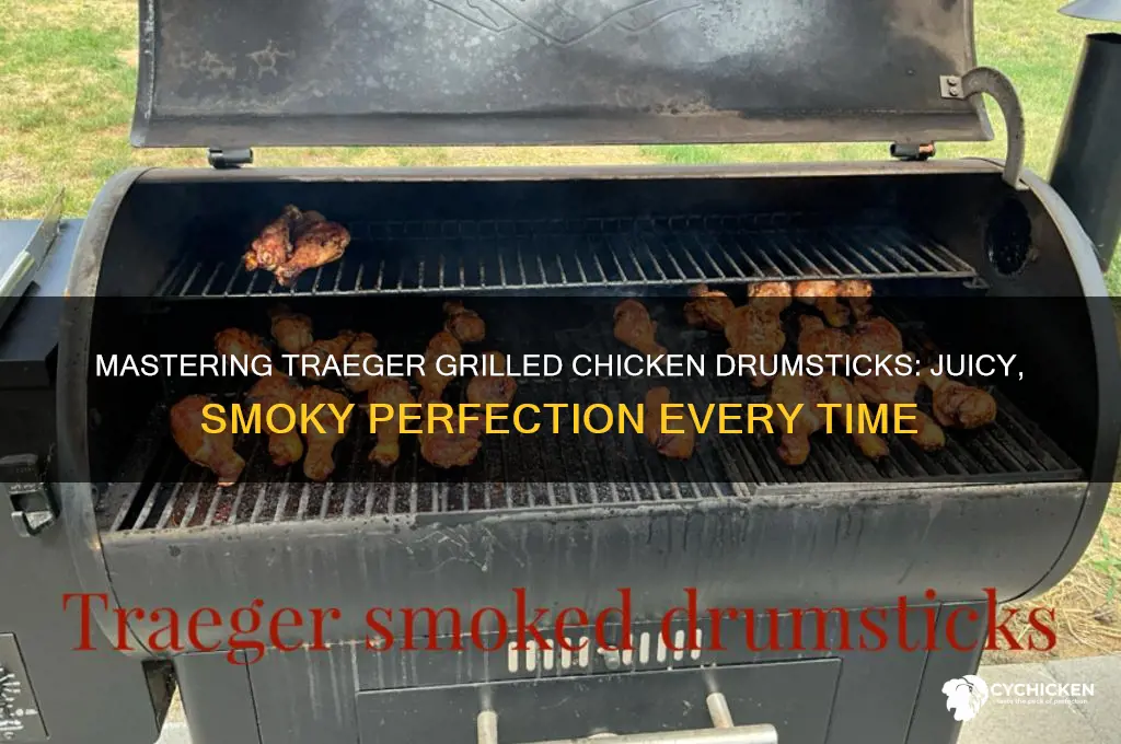 how to groll chicken drumsticks on the traeger