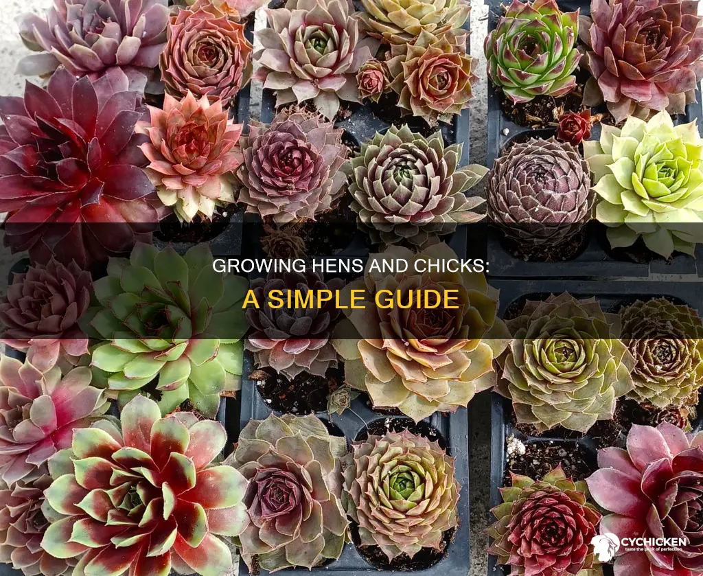 how to grow a bunch of hens and chicks