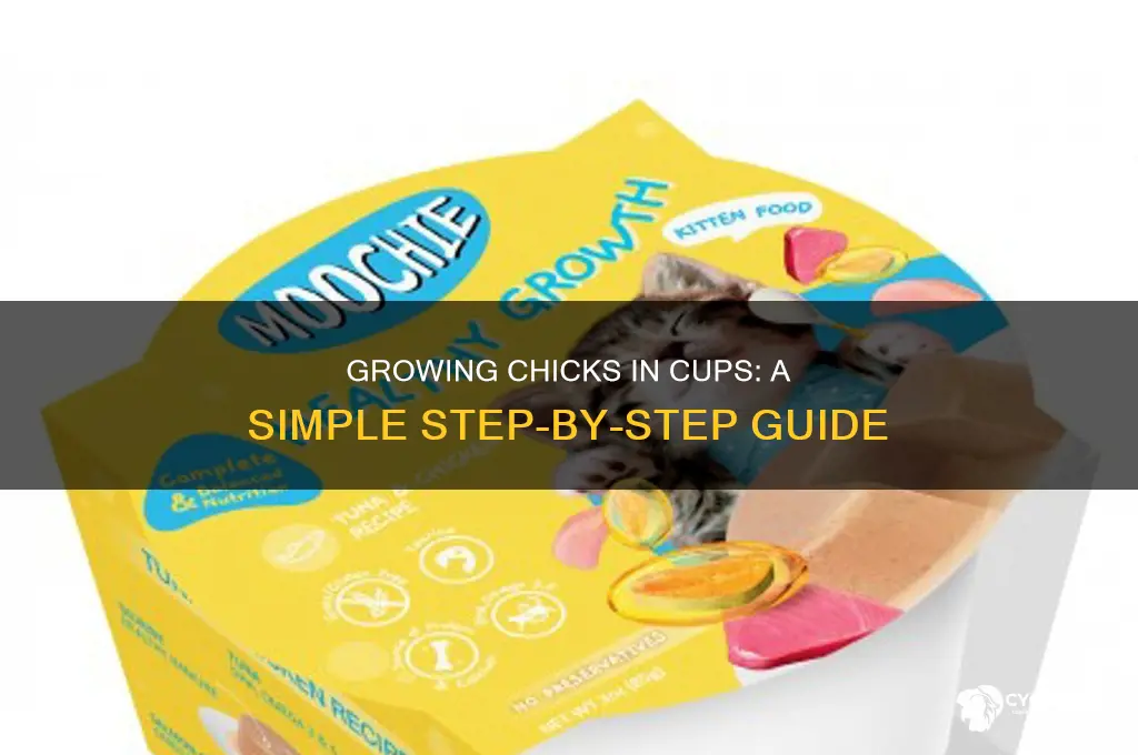 how to grow a chick in a cup