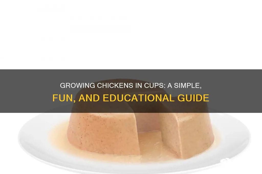 how to grow a chicken in a cup