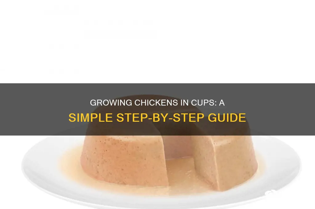 how to grow a chicken ina cup