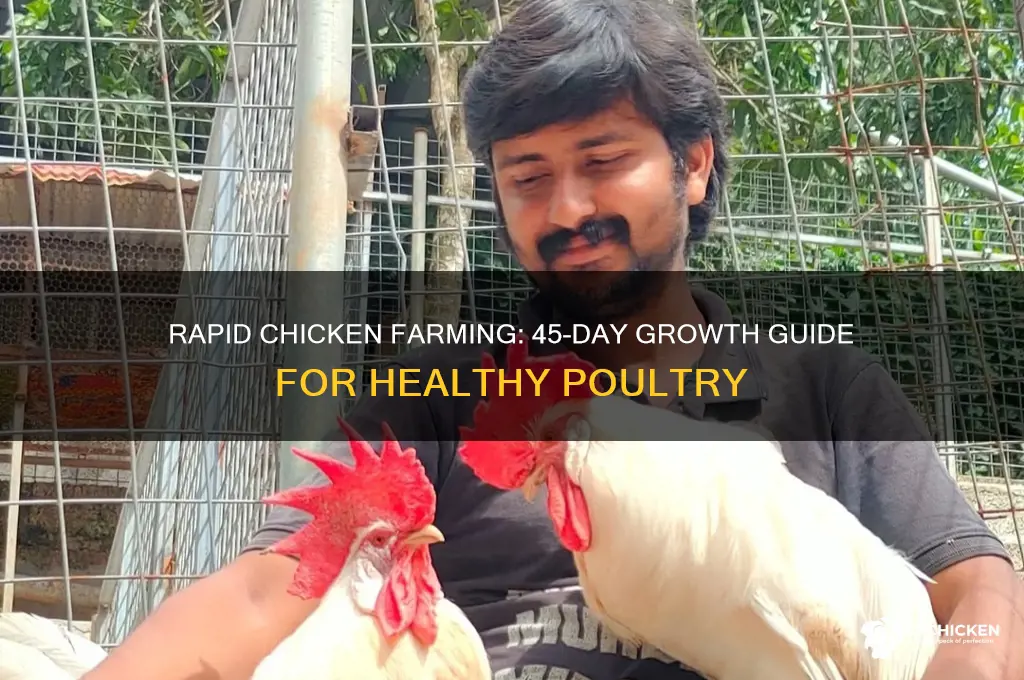 how to grow chicken in 45 days
