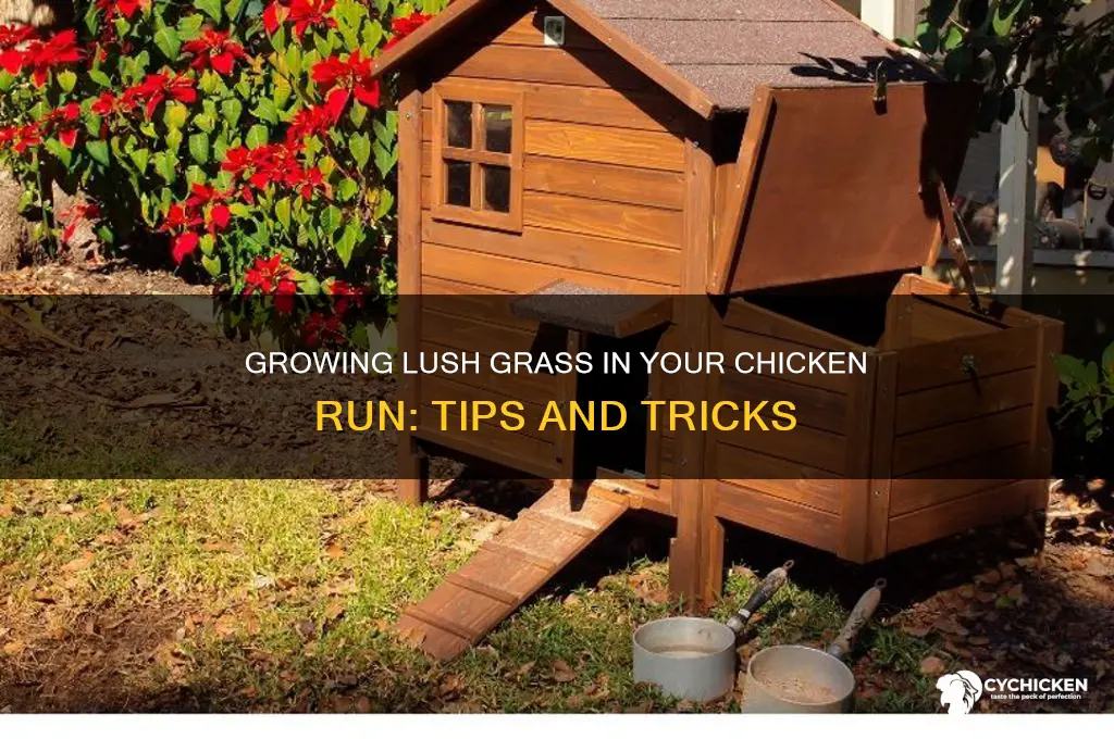 how to grow grass in chicken run
