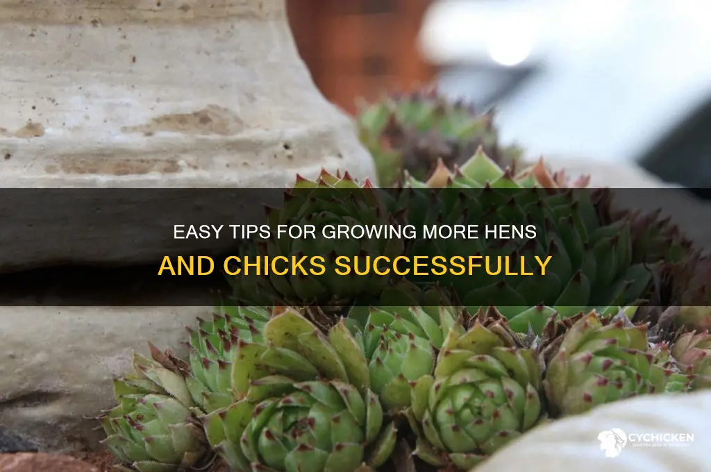 how to grow more hens and chicks