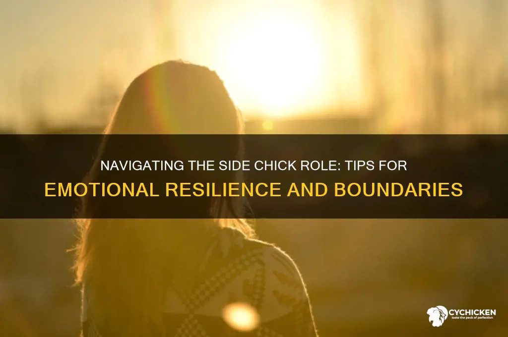 how to handle being a side chick