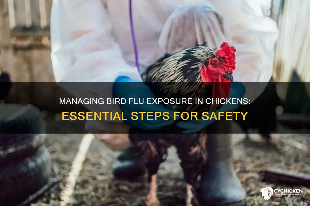 how to handle chicken exposed to bird flu