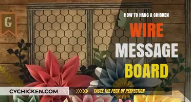 Creative DIY: Hanging a Chicken Wire Message Board Step-by-Step