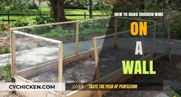 Easy Guide: Hanging Chicken Wire on Walls for DIY Projects