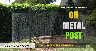 Easy Guide to Hanging Chicken Wire on Metal Posts Securely
