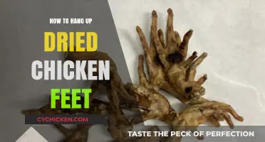 Mastering the Art of Hanging Dried Chicken Feet for Perfect Preservation