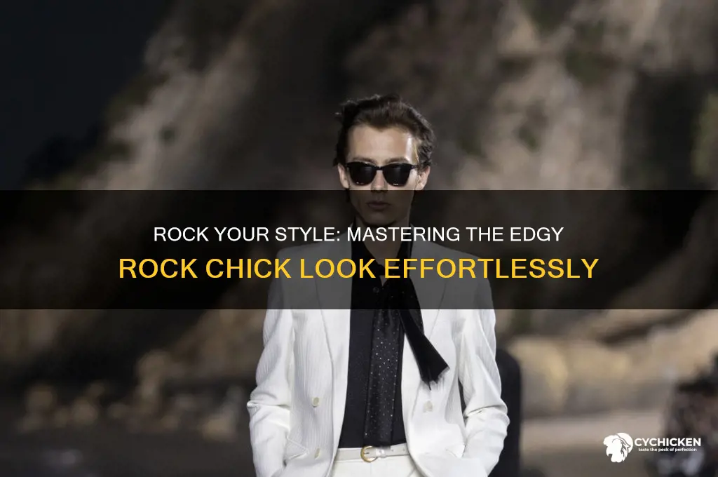 how to have a rock chick look