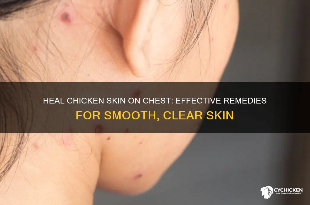 how to heal chicken skin on chest