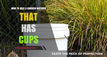 Heating Chicken Waterers: Cup Warmers for Cozy Chickens