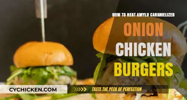 Perfectly Heating Amylu Caramelized Onion Chicken Burgers: Quick & Easy Tips