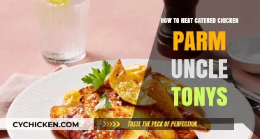 Reheating Uncle Tony's Chicken Parmesan: Catered Perfection in Minutes