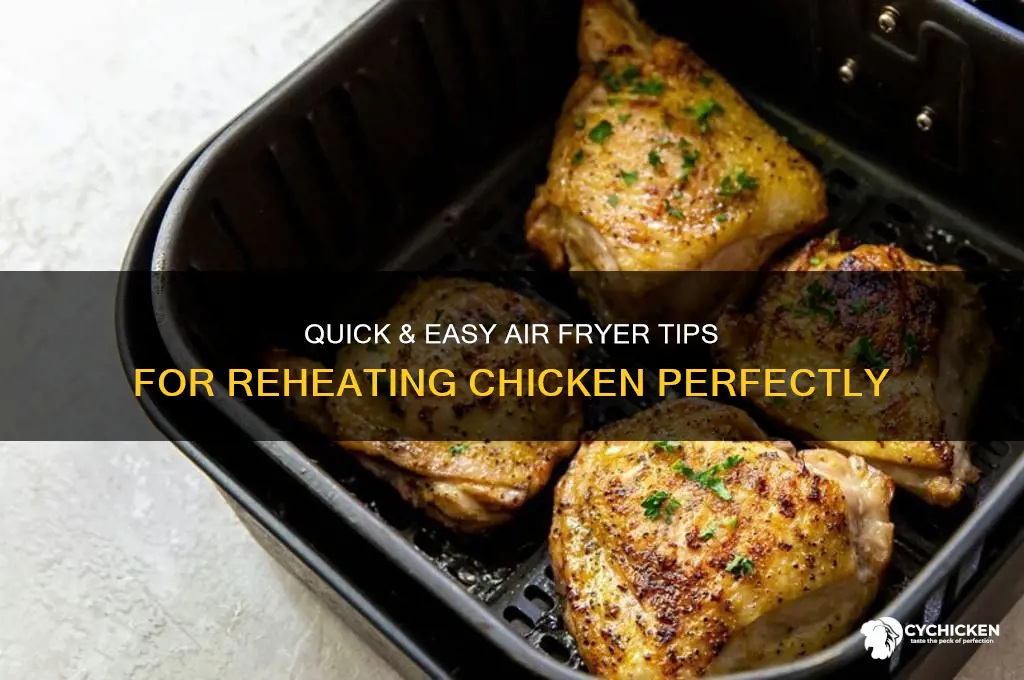 how to heat chicken in air fryer