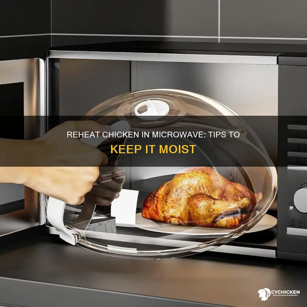 how to heat chicken in microwave without drying it out