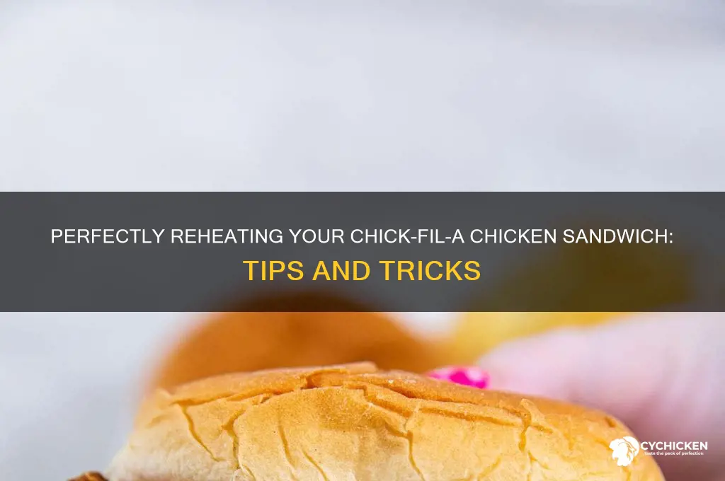 how to heat up a chick fil a chicken sandwich
