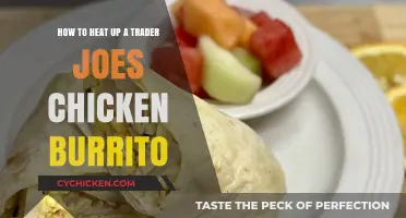 Quickly Heating Trader Joe's Chicken Burrito: Best Method