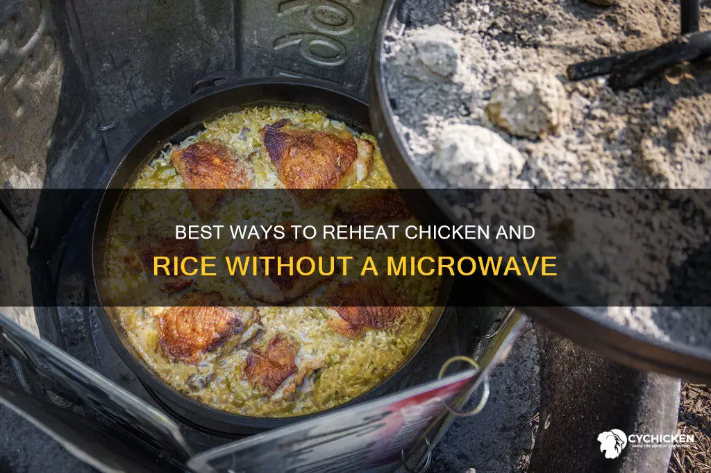 how to heat up chicken and rice without a microwave