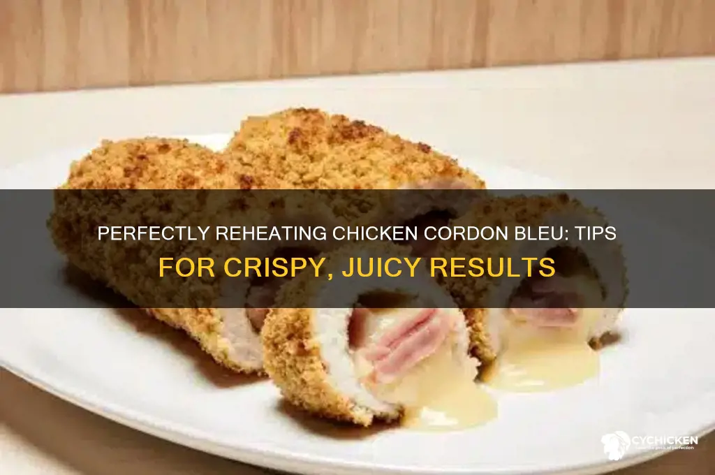 how to heat up chicken cordon bleu