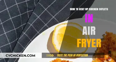 Reheating Chicken Cutlets: Air Fryer Method