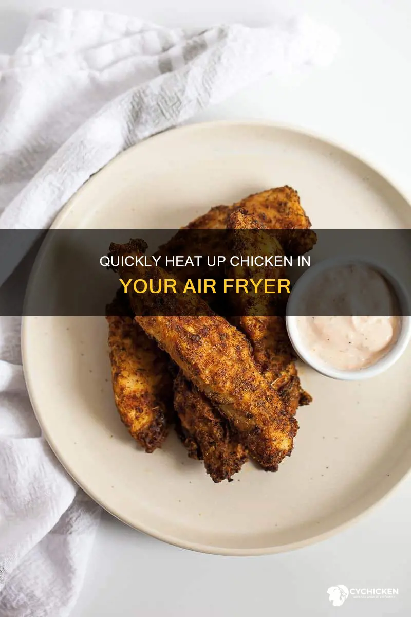 how to heat up chicken in the air fryer