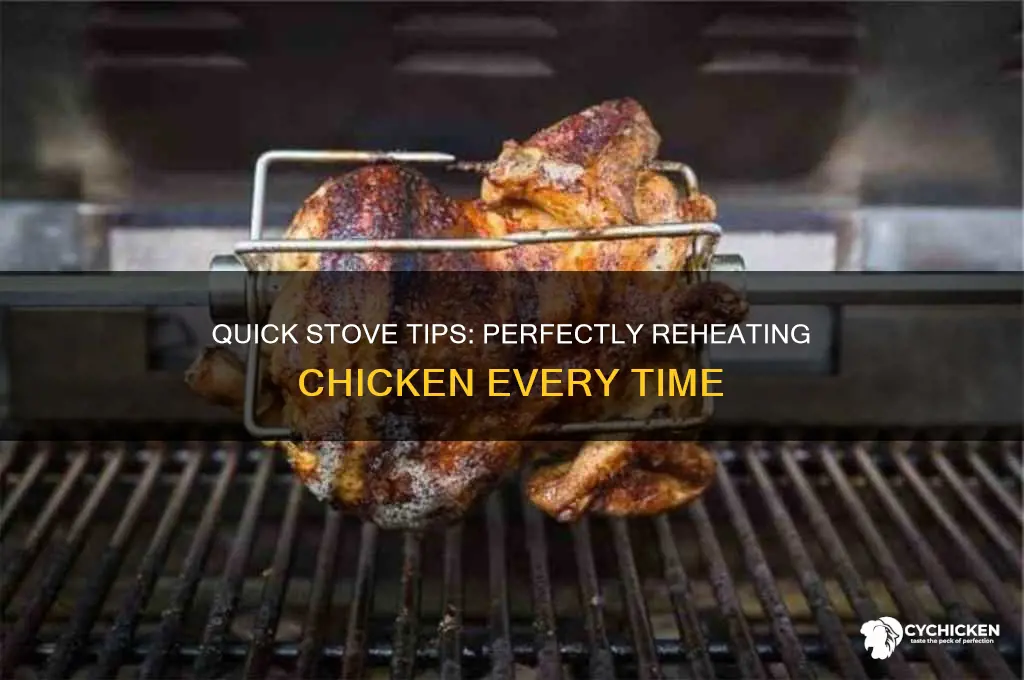 how to heat up chicken on stove