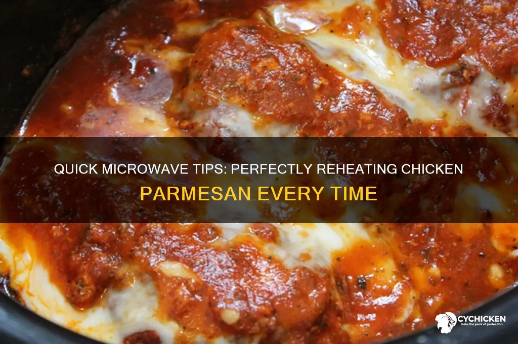 how to heat up chicken parm in microwave