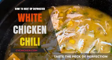 Reheating Defrosted White Chicken Chili: Quick, Easy, and Delicious Tips