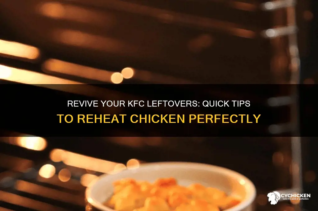 how to heat up leftover kfc chicken